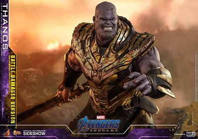 Avengers: Endgame Movie Masterpiece Akční figurka 1/6 Thanos Battle Damaged Version 42 cm